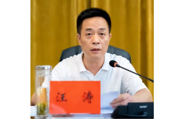 喜报:平江原县委书记汪涛任岳阳市委副书记,政法委书记