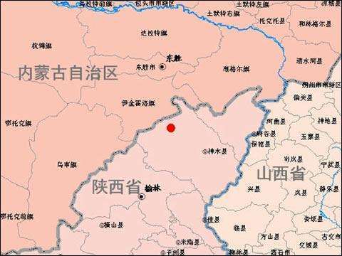 神府东胜煤田地图图片