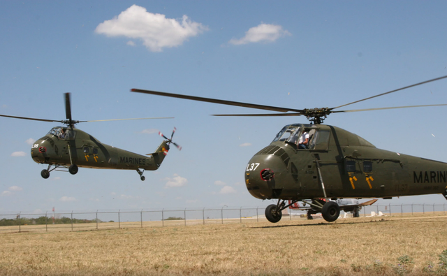 uh34直升机担负多种实战用途却受制于发动机动力不足