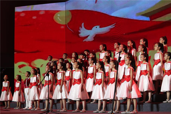 官渡区第十七届金刚塔杯学生艺术节开幕