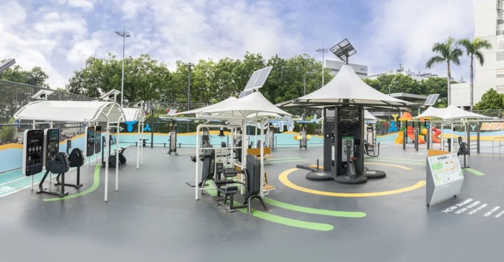 2021年7月茜坑新村智能健身点设施地址:茜坑老围运动场开放时