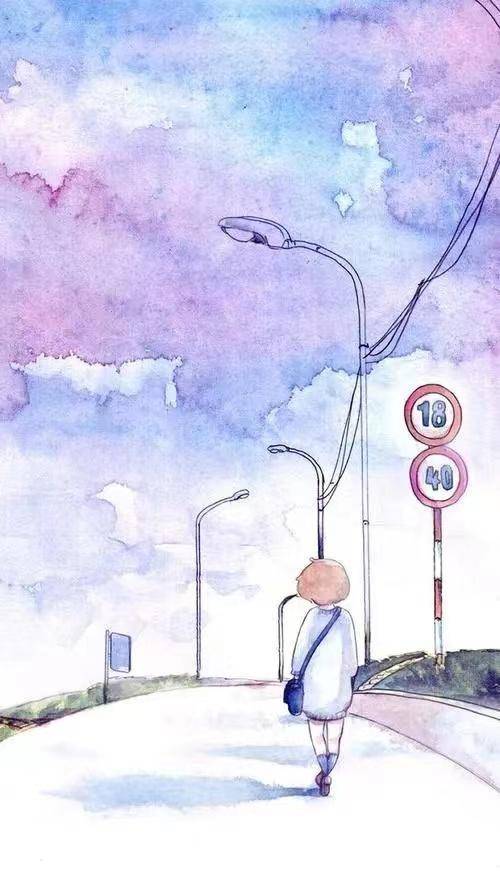 青未了|一个人在路上
