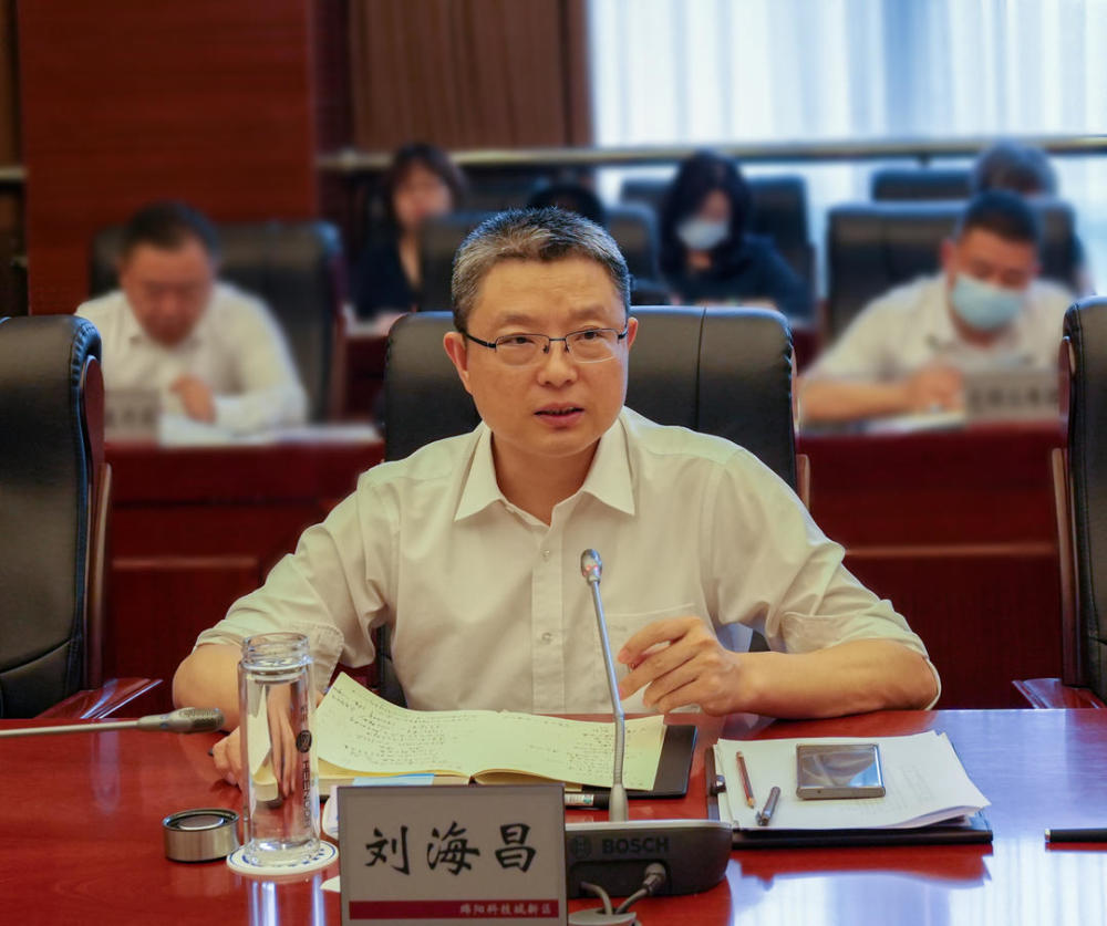 "刘海昌表示,企业发展,新区才能发展.