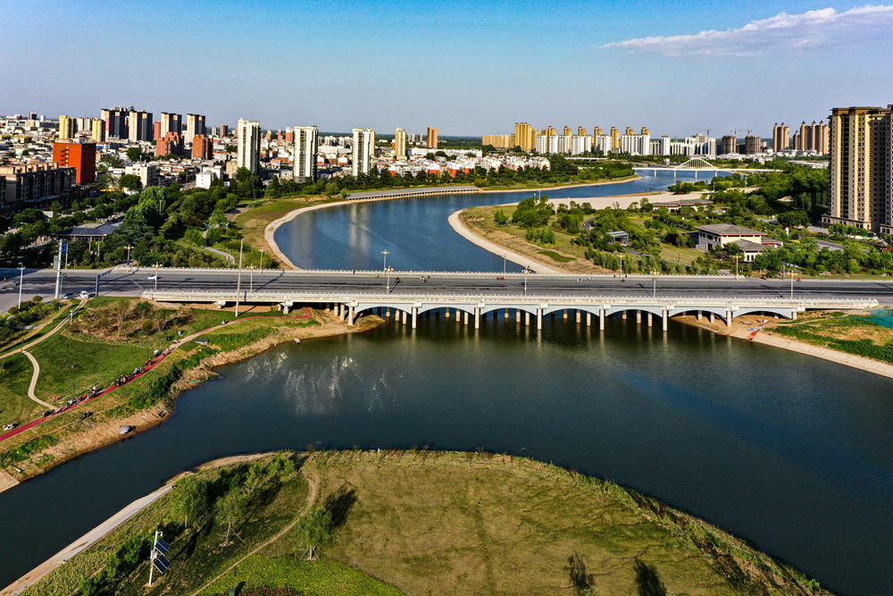 绿染汝河水润遂平诗与远方近在眼前