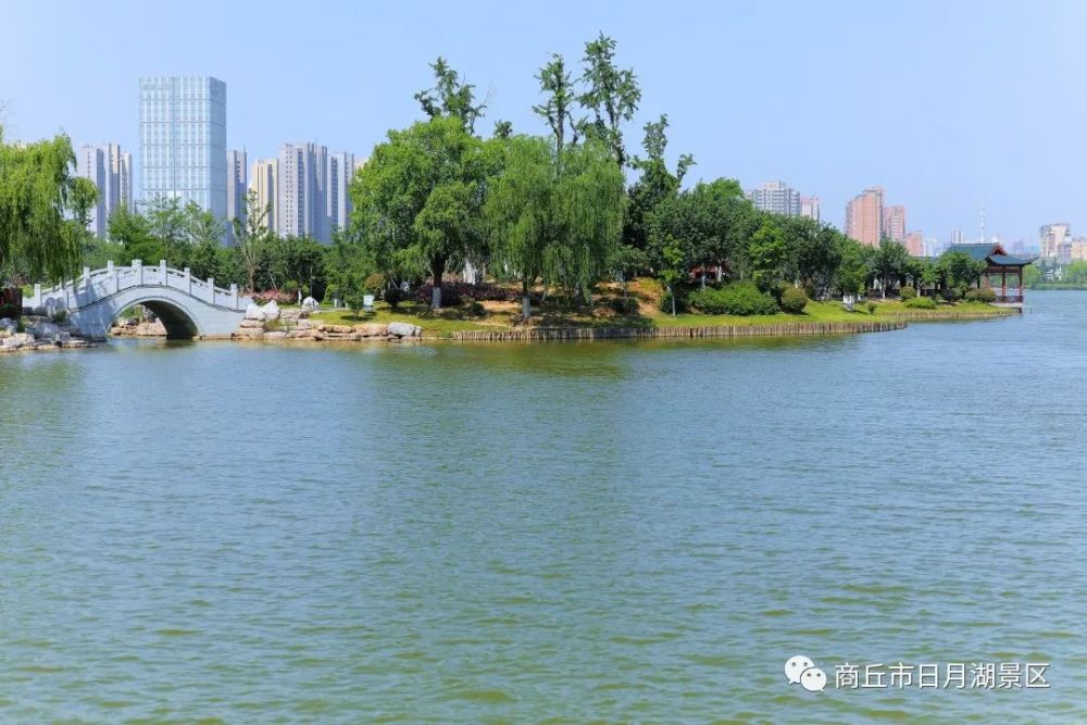商丘市日月湖景区时光清浅闲避尘嚣