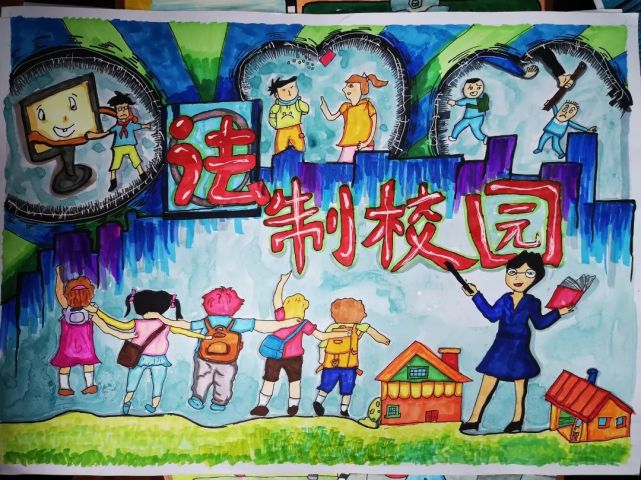 小手会绘,绘出希望—青少年法治手绘画展来袭!