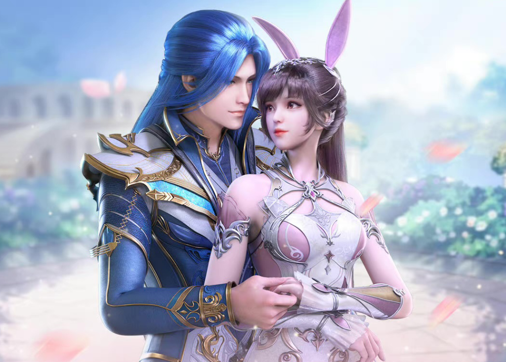 斗罗大陆:玄机官方换头像,小舞复活换白色婚纱,落日森林甜蜜献吻唐三!