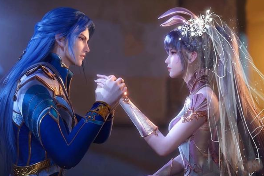 斗罗大陆玄机官方换头像小舞复活换白色婚纱落日森林甜蜜献吻唐三