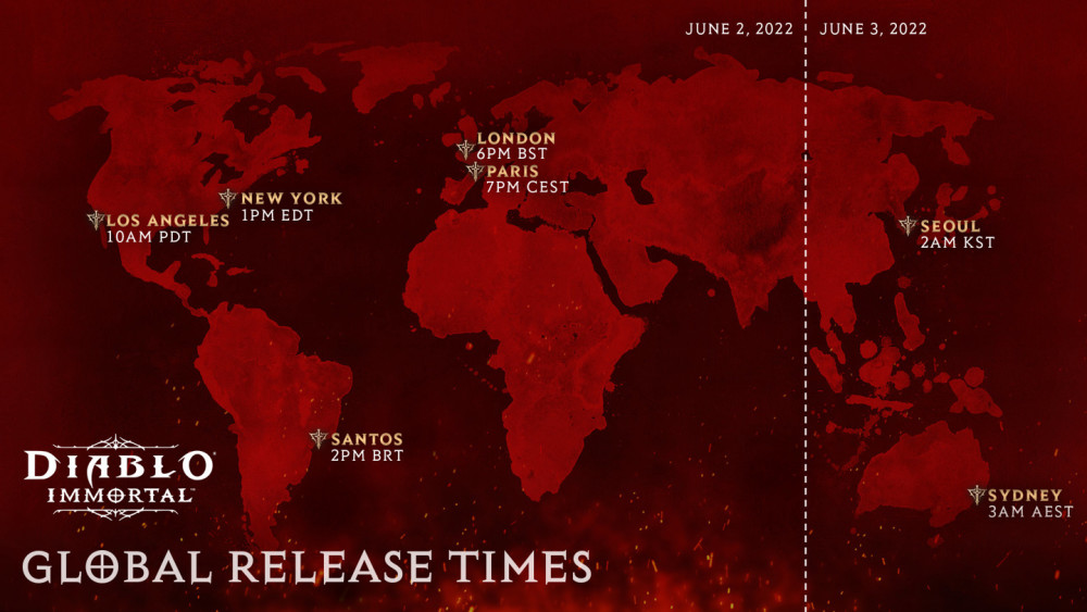 《暗黑破坏神：不朽》全球公测时间表公布：从6月2日至23日对啊网和中华哪个学注会好