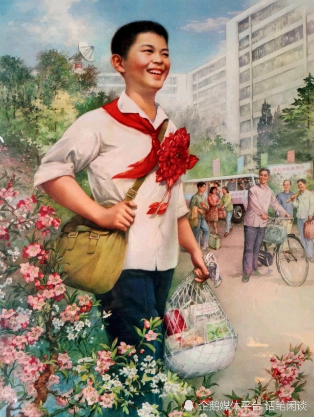 怀旧老插画六七十年代的画风有多积极向上充满力量与美感