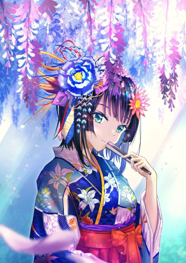 p站美图推荐紫藤花特辑