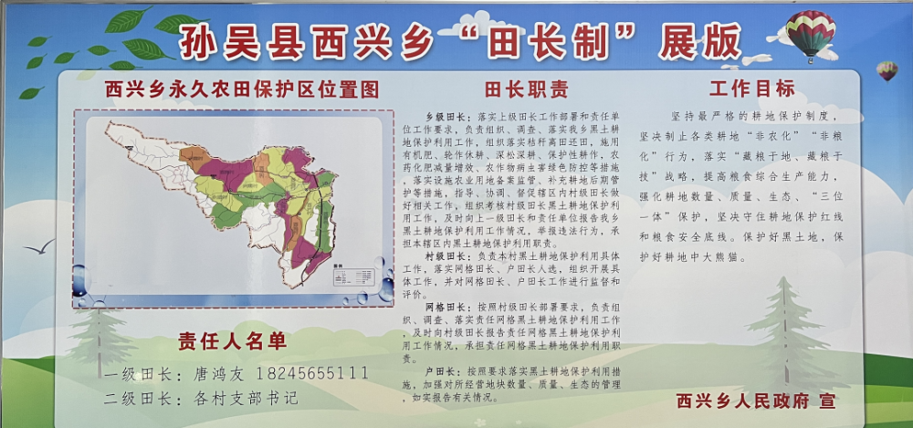 乡镇动态孙吴县西兴乡采取三聚焦三落实举措开展田长制宣传活动