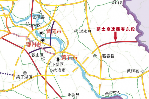 黄冈蕲春安徽太湖城市圈将再添一条跨省高速通道