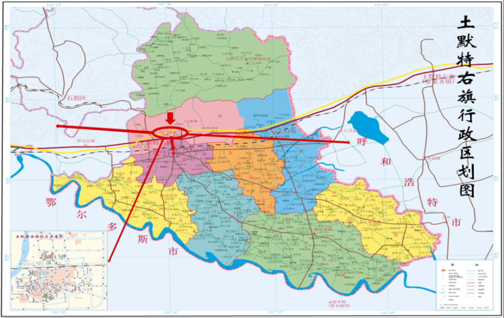 位置优越,交通便捷,g6高速,110国道穿村而过,距萨拉齐城区10分钟车程