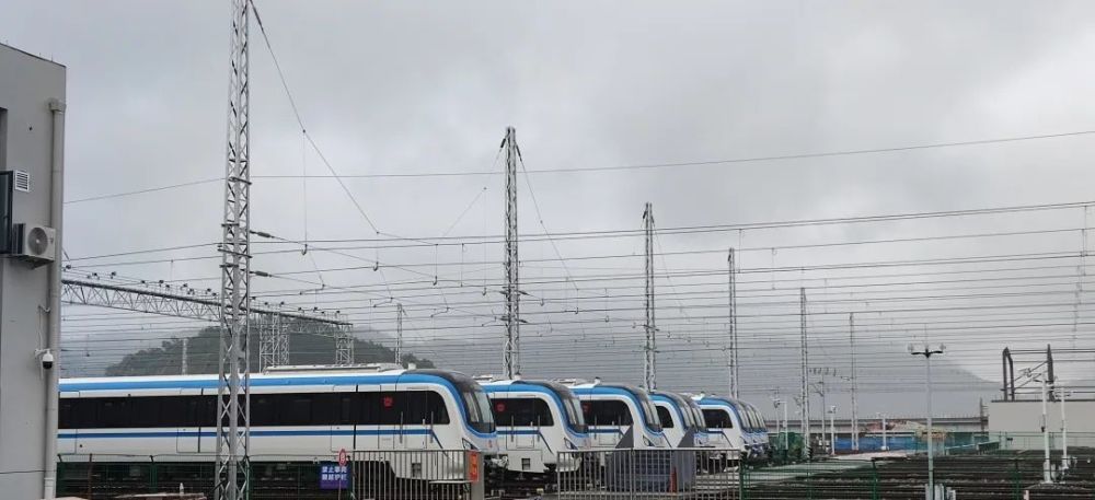 快讯台州市域铁路s1线车辆段热滑试验完成