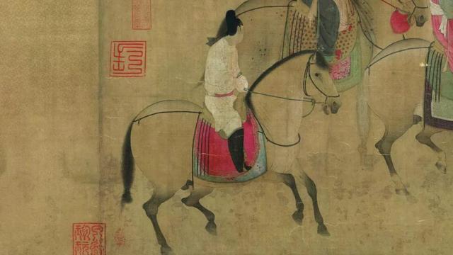 唐朝宫廷画师张萱,以写实画仕女,妙在丰满中透露着婀娜多姿