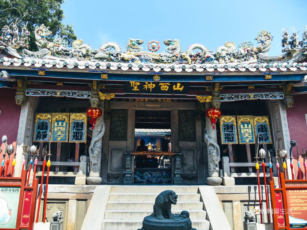 东山风动石以声灵千载的关帝庙为中心以天下第一奇石为领衔