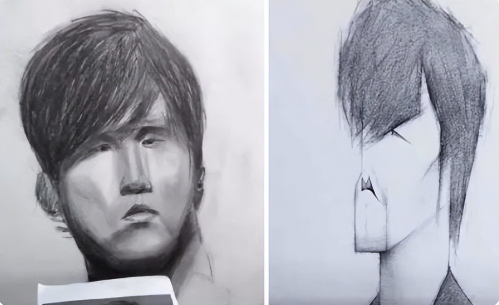 美术生画到一半不耐烦,画风突变开始自由发挥,老师看了气到不行_腾讯