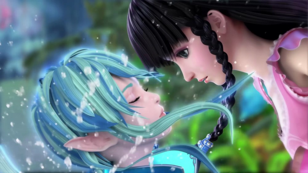 叶罗丽王默和水王子一路双人行罗丽不见踪影罗丽我离远点