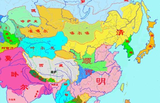 的漠西蒙古则因为地缘优势没被清朝控制,况且清朝入关后面对南明政权