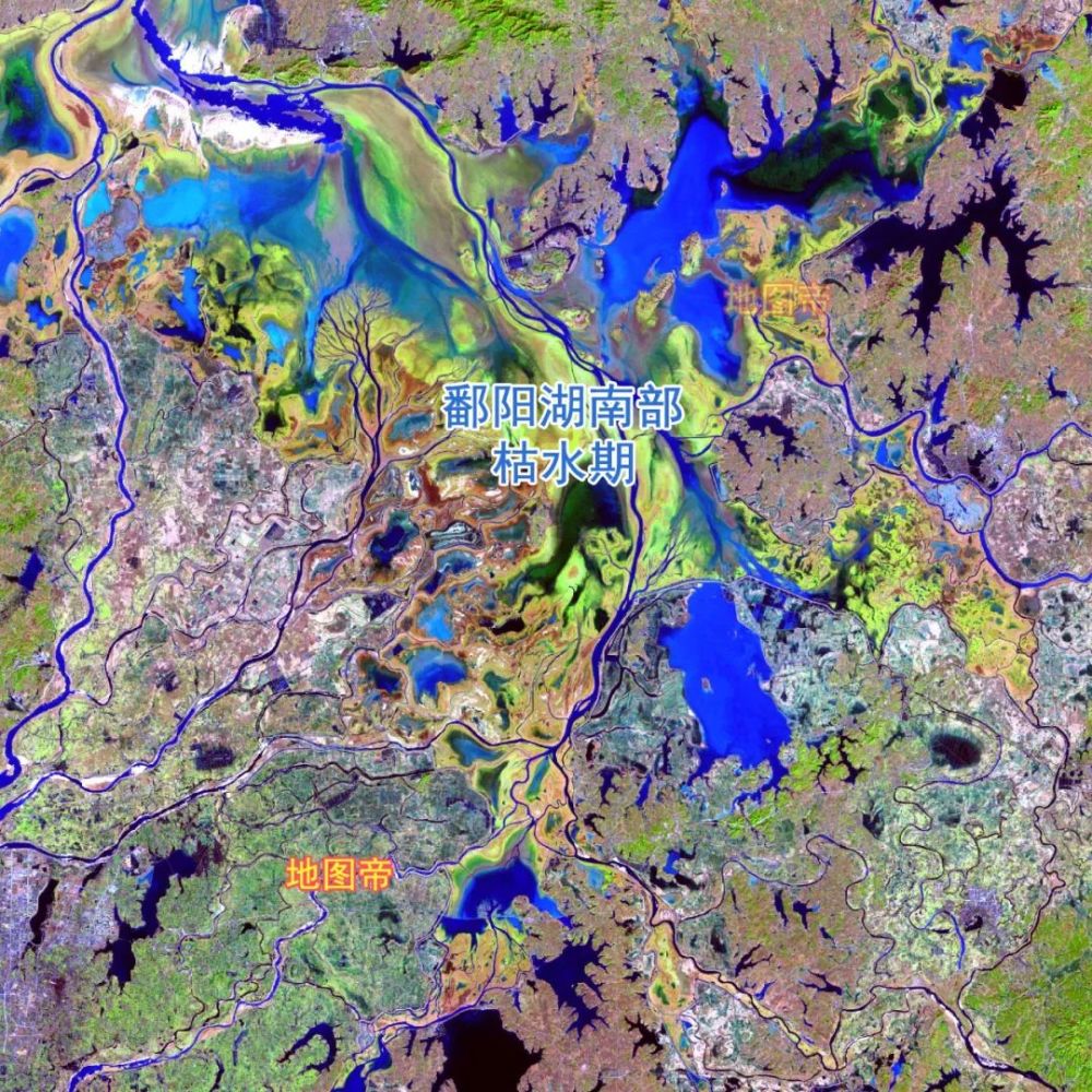 鄱阳湖水域变化有多大?航拍图一目了然_腾讯新闻