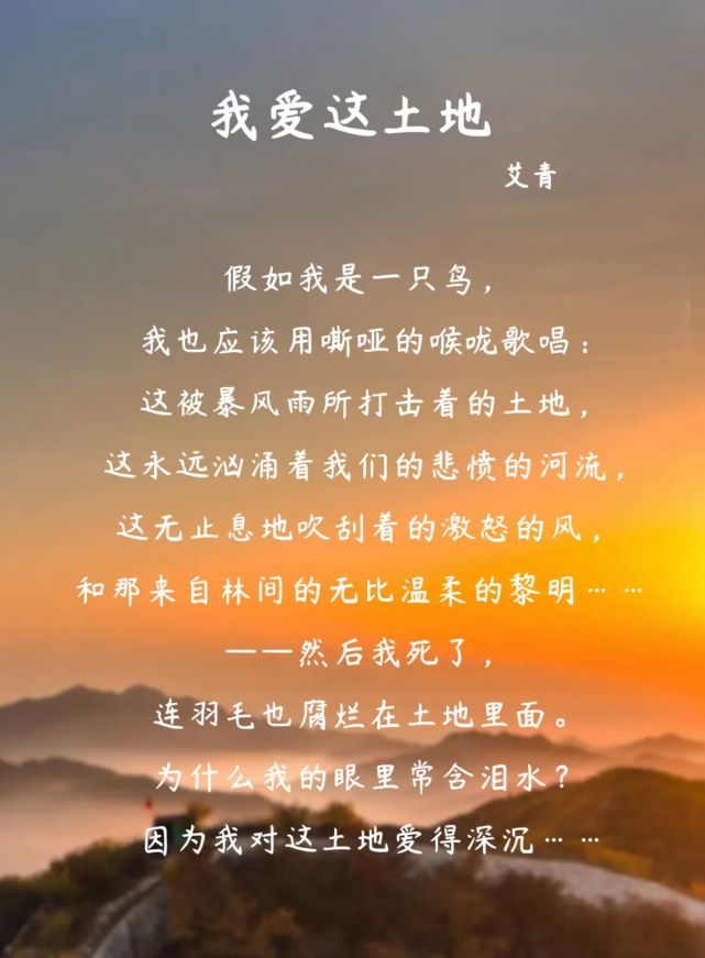 北京高院行装处倪莎莎说,这首艾青的《我爱这土地》用来形容防疫志愿