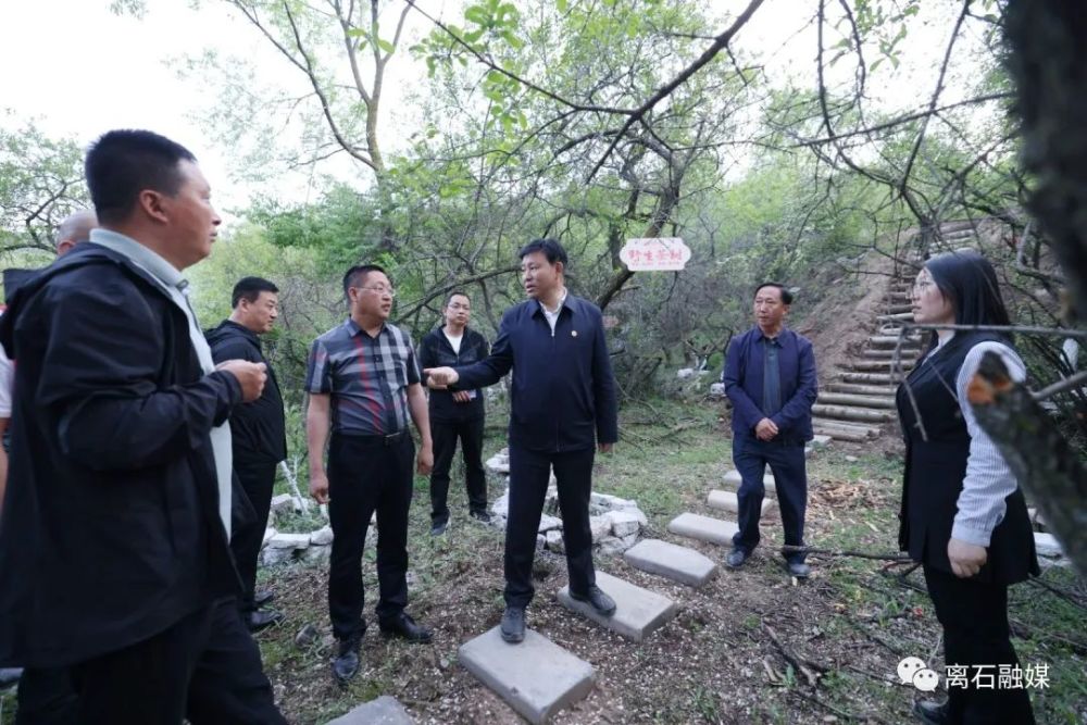 离石廉海平在交口街道吴城镇调研