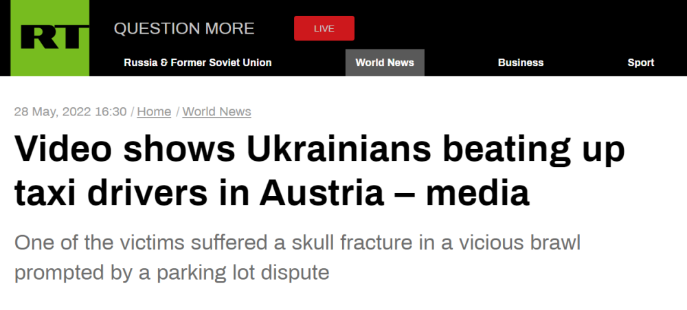 俄媒：因停车纠纷，“乌克兰人”在维也纳将出租车司机打到颅骨骨折幼儿英语机构哪些好