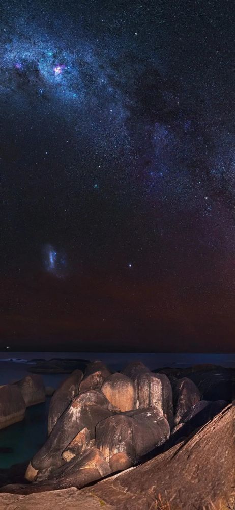 星空 风景 雪地 4k高清手机壁纸 腾讯新闻