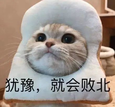 表情|犹豫就会败北表情包