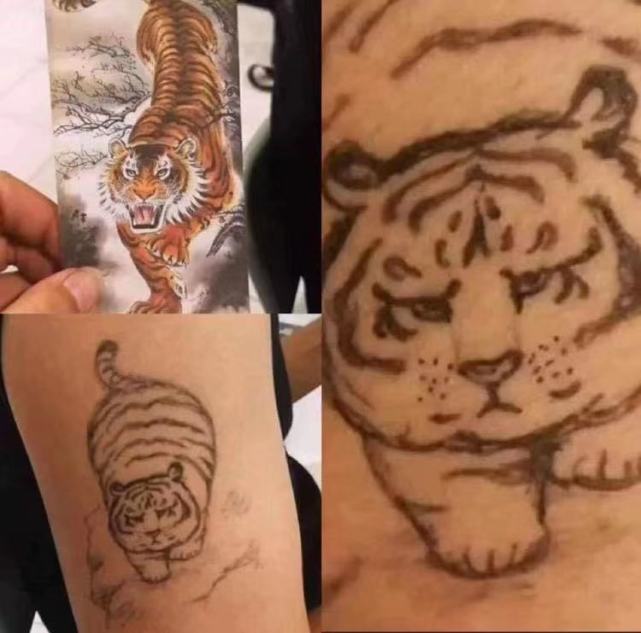 盘点那些年网友们的搞笑纹身