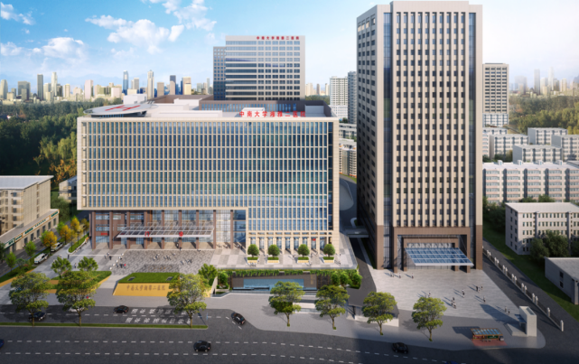 湘雅二医院门急诊医技楼今日封顶,预计明年5月投入使用|长沙|人民路