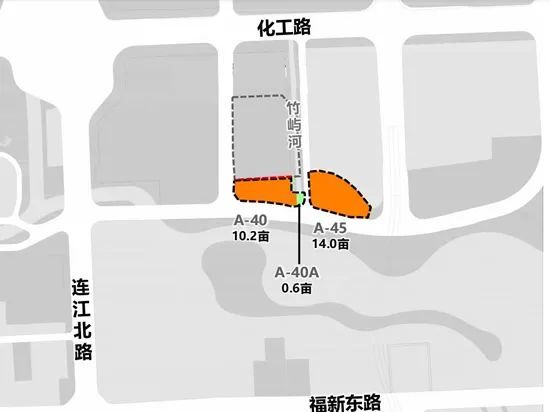 a-40a,a-45地塊規劃內容:該地塊位於福州市晉安區連江北路東側,晉安湖