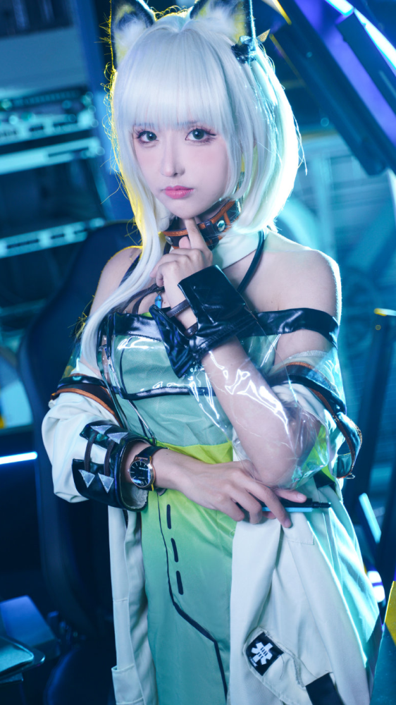 cos:明日方舟凯尔希cos正片:@紫氯氯_腾讯新闻