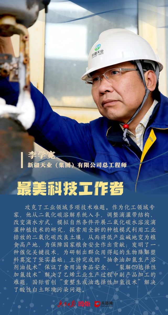 海报丨向兵团"最美科技工作者"致敬!