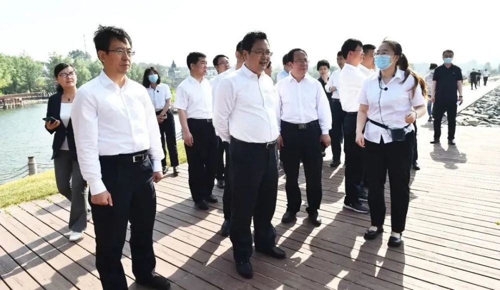 刘向阳摄秦皇岛市委书记王曦,市委副书记,市长丁伟,河北港口集团有限