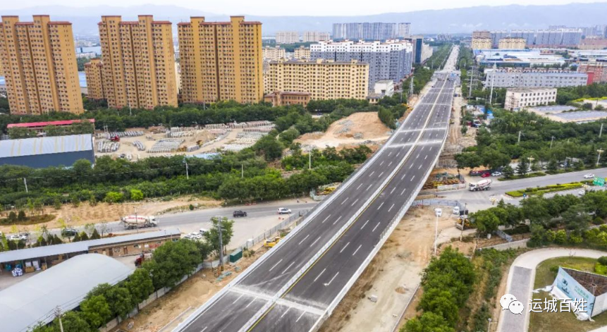 運城柳河東路跨南同蒲鐵路立交橋將通車