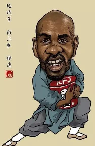 nba球星水浒漫画版姚明奥尼尔最好认能认识二十位算我输