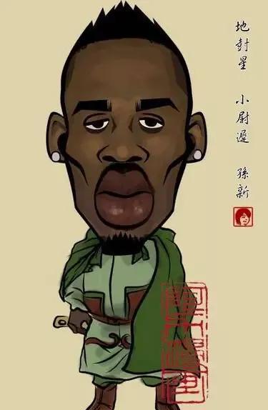 nba球星水浒漫画版姚明奥尼尔最好认能认识二十位算我输