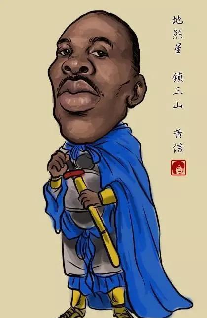 nba球星水浒漫画版姚明奥尼尔最好认能认识二十位算我输