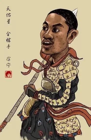 nba球星水浒漫画版姚明奥尼尔最好认能认识二十位算我输