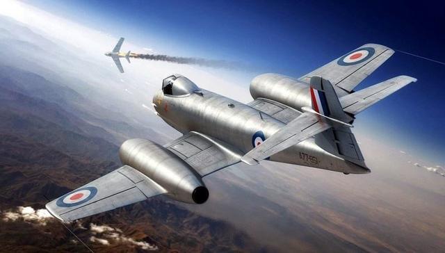 流星式战斗机二战盟军中唯一参加过实战的喷气式飞机