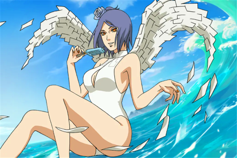 而且因为小南常年都穿着晓组织的御神袍,相信很多火影迷都好奇小南的