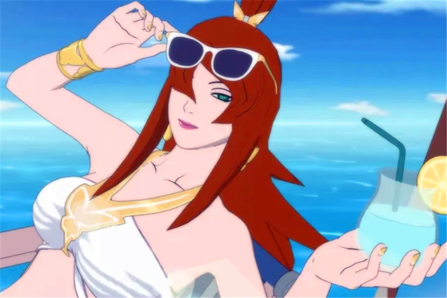 火影:夏天已至,泳装当兴,纲手赛高,雏田傲然,千代婆婆不服老_腾讯新闻
