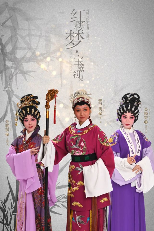 饰(6月18日)贾   母   麦卫明 饰王熙凤   朱晓琪 饰王夫人   吴晓雯