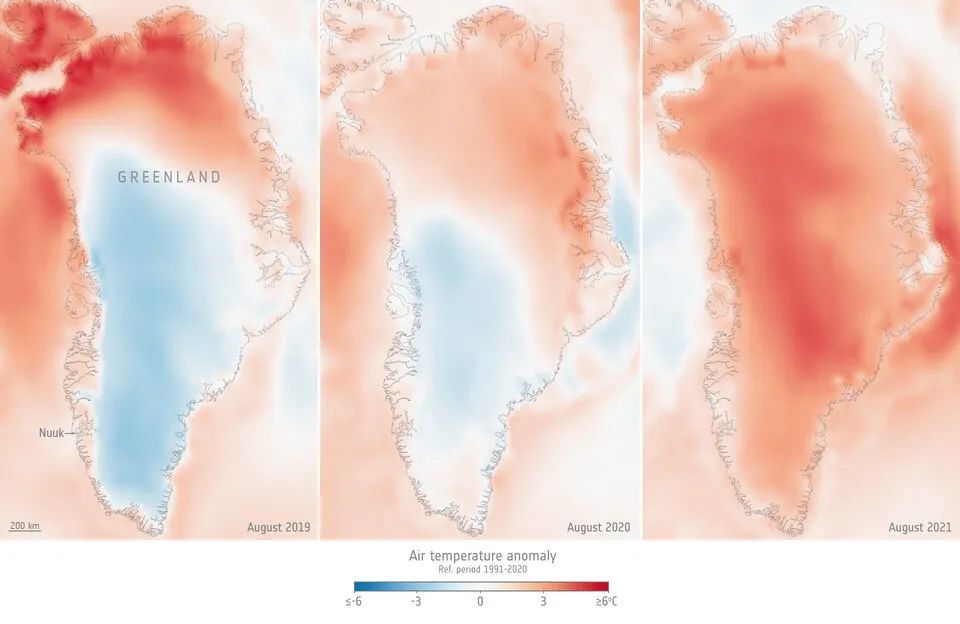 揭开格陵兰冰盖降雨之谜：北极“变暗”与大气河流80年和90年代的语文课文