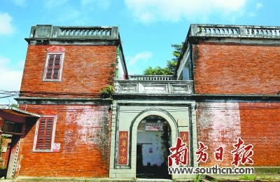 张炎故居永记将军歼敌寇长留正气天地间