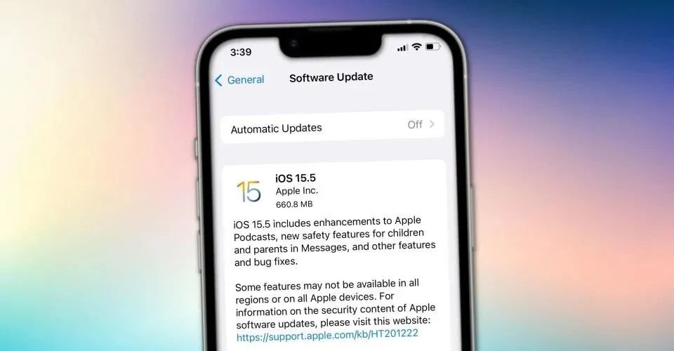 iOS 15.5 偷跑流量，大量用户中招