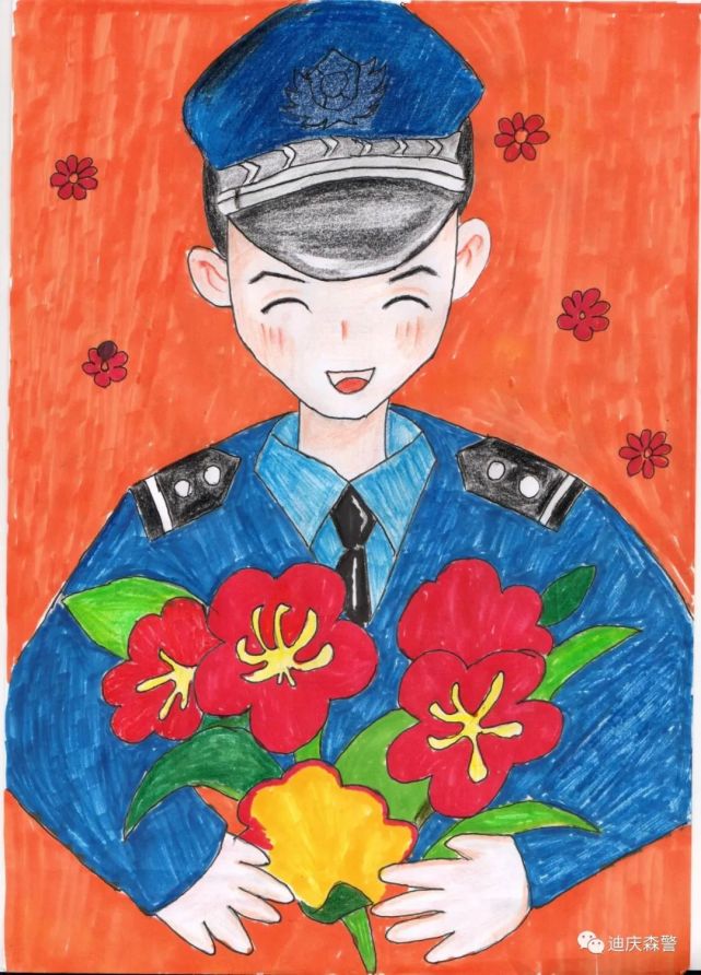 警宝有"画"说:我笔下的警察爸妈