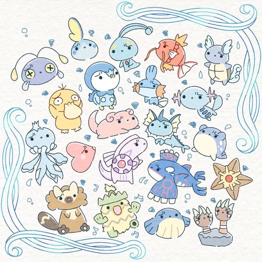 【图集】宝可梦可爱简笔画系列_腾讯新闻